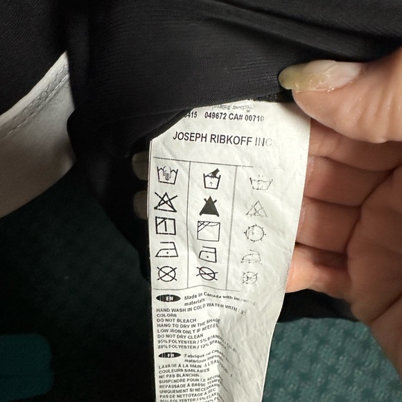 Joseph Ribkoff Black and White Blouse - Picture 2 of 5